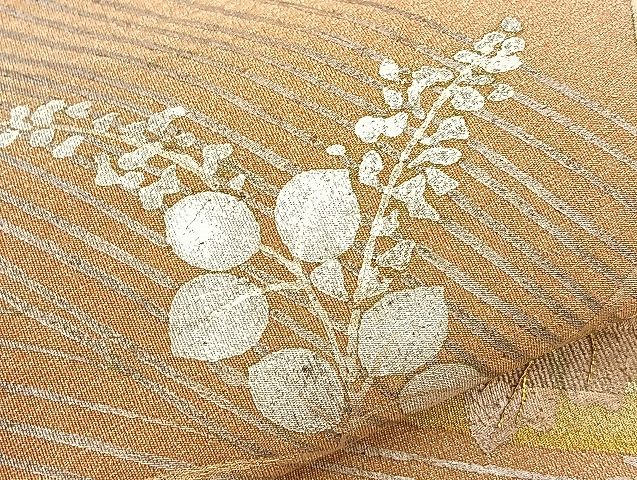 平和屋着物■太鼓柄袋帯 菊 金銀彩 逸品 BAAK2507ea