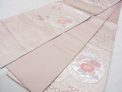 平和屋着物◎六通柄袋帯 唐織 粋彩鏡裏 銀糸 逸品 BAAJ9088qt