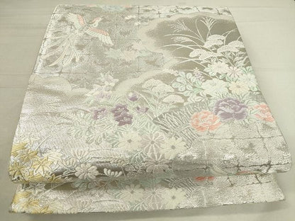 平和屋着物◎六通柄袋帯 鳳凰花文 金銀糸 逸品 DAAH9355mz