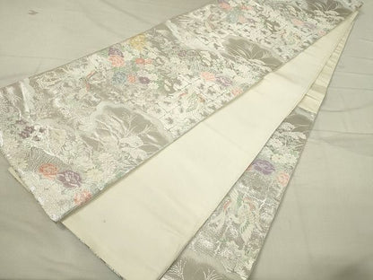平和屋着物◎六通柄袋帯 鳳凰花文 金銀糸 逸品 DAAH9355mz