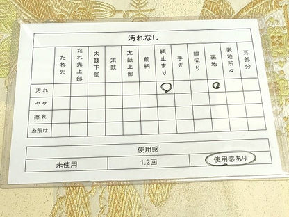 平和屋着物◎六通柄袋帯 風景松文 金糸 逸品 DAAH9495mz
