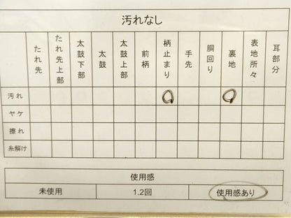 平和屋着物◎太鼓柄袋帯 女人風景文 金糸 引箔 鈴乃屋扱い 逸品 DAAI3197ya