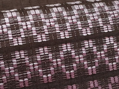 平和屋本店■極上　超希少　国画会会員　原田麻那　浮き織　九寸開き名古屋帯　紬地　逸品　CYAA0762s4