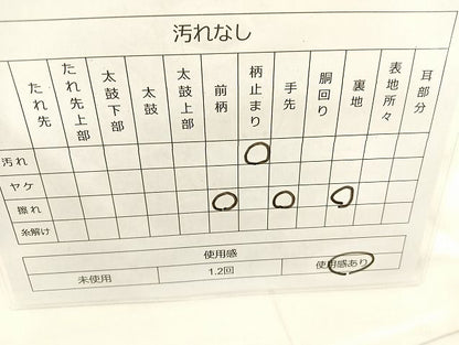 平和屋着物◎六通柄袋帯 唐織 切嵌花丸文 金糸 逸品 BAAK6101cm