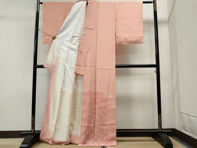 平和屋着物■色留訪問着　遠山花文　逸品　CAAI803yc