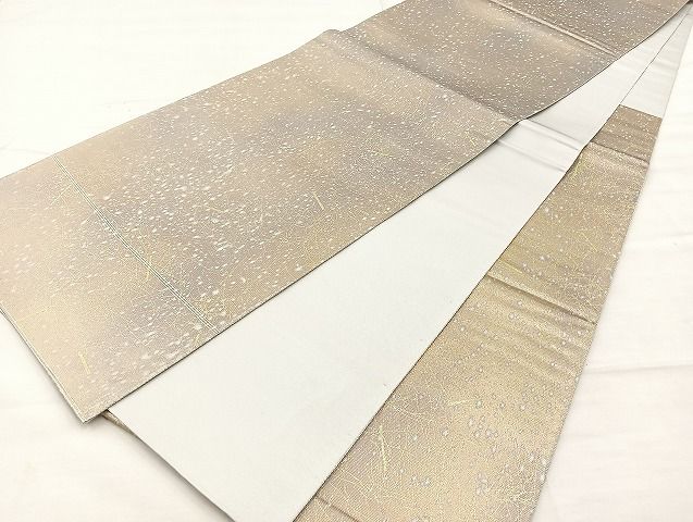 平和屋着物◎西陣 六通柄袋帯 吉祥文 金銀糸 引箔 逸品 BAAK4724if