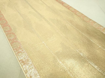 平和屋着物◎六通柄袋帯 花間道 金糸 引箔 逸品 DAAJ4022re