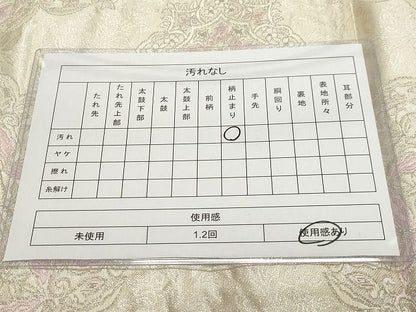 平和屋着物◎六通柄袋帯 正倉院花文 銀糸 逸品 CAAH7324dy