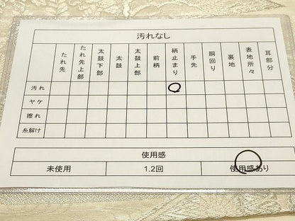 平和屋着物◎六通柄袋帯　唐織　花鳥文　銀糸　逸品　CAAH7335dy