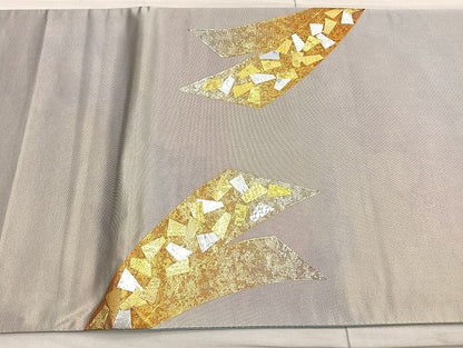 平和屋着物●太鼓柄袋帯 熨斗文 金銀彩 逸品 BAAK2593ea