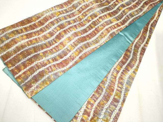 平和屋着物◎全通柄袋帯 霞文 逸品 CAAG6711ou