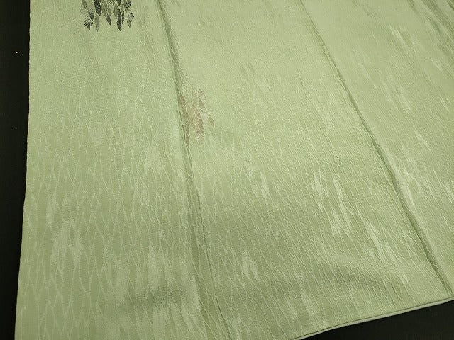 平和屋着物■上質なお召 吉祥文 金銀糸 逸品 CAAG6763ou