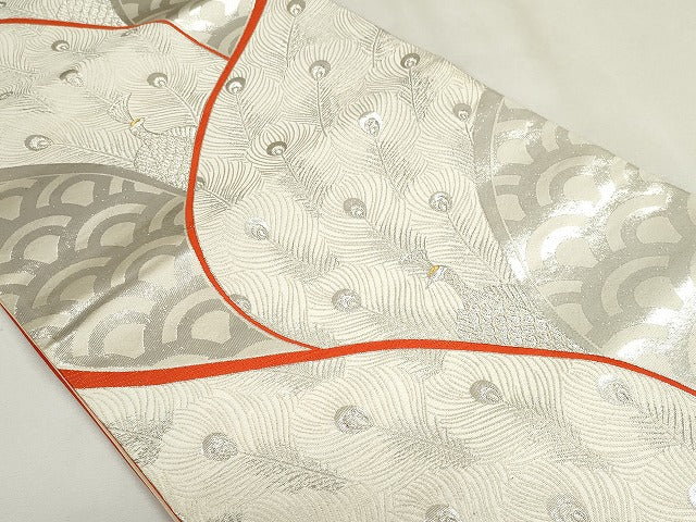 平和屋着物◎六通柄袋帯 瑞鶴 金銀糸 逸品 CAAI6016ou