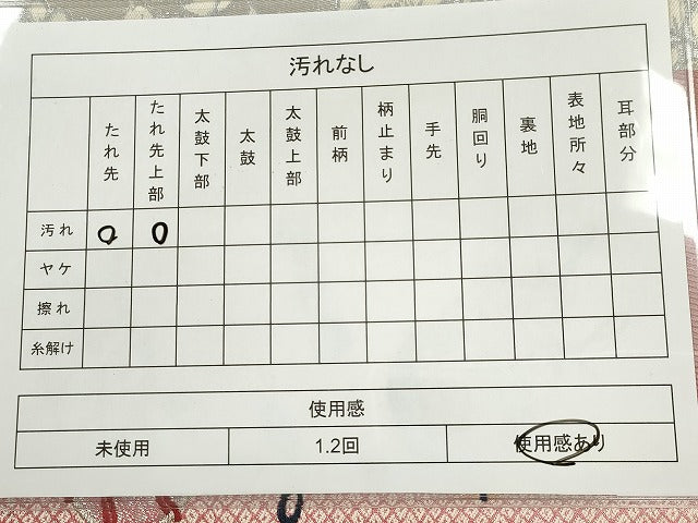 平和屋着物◎六通柄袋帯　辻が花鼓文　金銀糸　逸品　CAAI6014ou