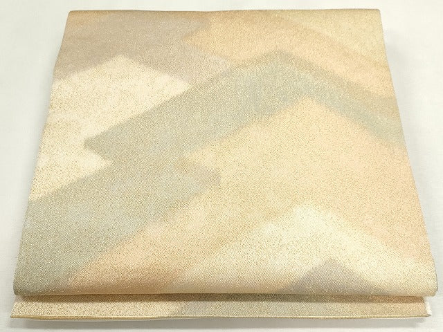 平和屋着物◎全通柄袋帯 霞文 金糸 逸品 CAAI6003ou