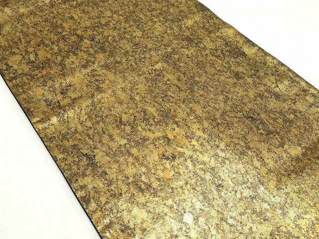 平和屋着物◎六通柄袋帯 霞文 金糸 逸品 CAAI6037ou