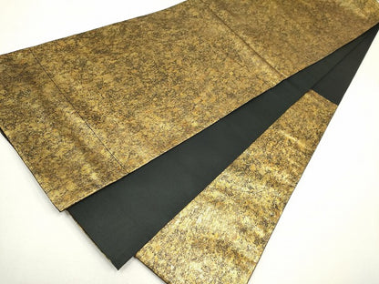 平和屋着物◎六通柄袋帯 霞文 金糸 逸品 CAAI6037ou