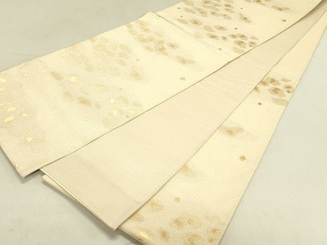 平和屋着物◎六通柄袋帯 箔散らし 金糸 逸品 DAAI4120yyy
