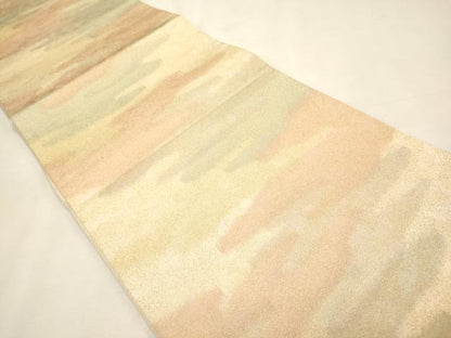 平和屋着物◎全通柄袋帯 綴れ 霞文 金糸 逸品 CAAJ9619oy