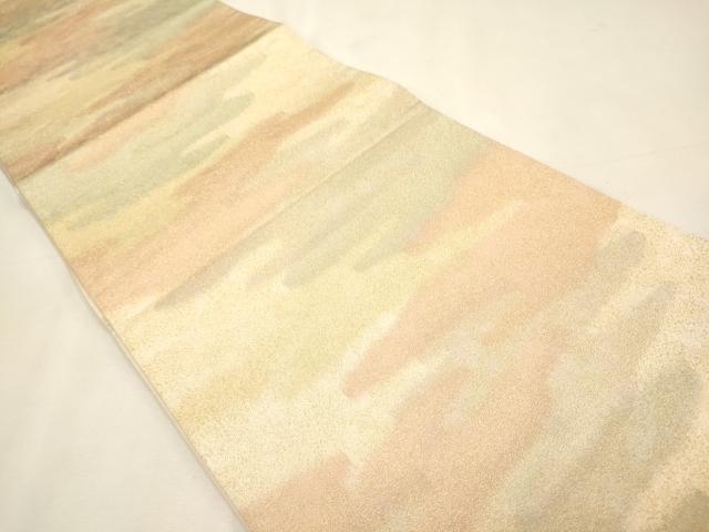 平和屋着物◎全通柄袋帯 綴れ 霞文 金糸 逸品 CAAJ9619oy