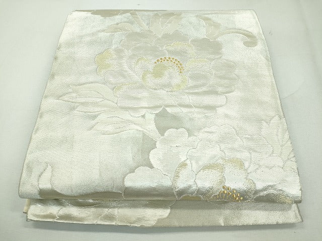 平和屋着物◎六通柄袋帯 花唐草文 金銀糸 逸品 CAAI3676ku