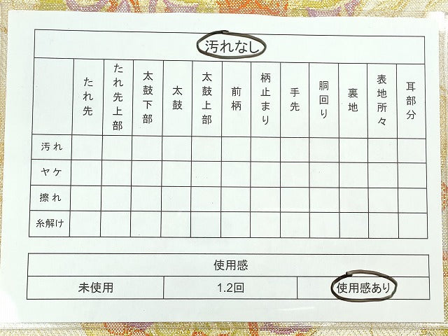 平和屋着物◎佐賀錦 六通柄袋帯 地紙草花文 金糸 逸品 CAAI3679ku