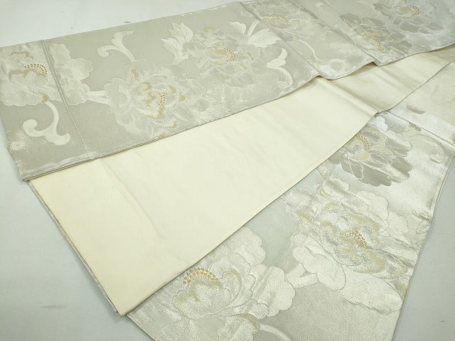 平和屋着物◎六通柄袋帯 花唐草文 金銀糸 逸品 CAAI3676ku