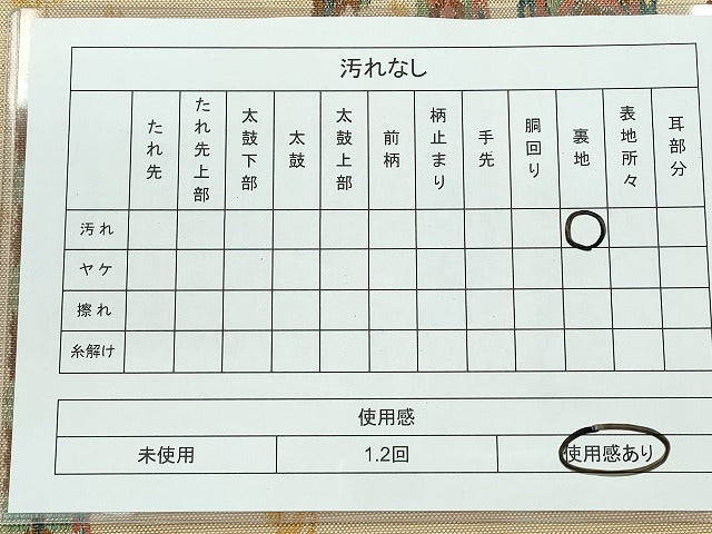 平和屋着物◎六通柄本袋帯 吉祥花文 逸品 CAAI3667ku