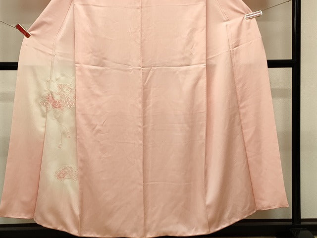 平和屋着物■豪華色留訪問着　扇面草花文　暈し染め　逸品　CAAI5861th
