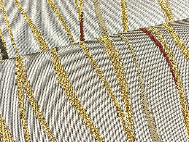 平和屋着物◎六通柄袋帯 唐織 立涌文様 金糸 逸品 BAAK6711ea