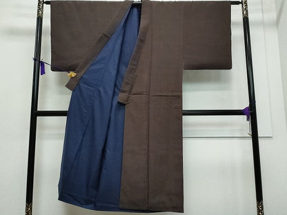 平和屋着物■男性　紬　吉祥文　逸品　CAAI1655vf