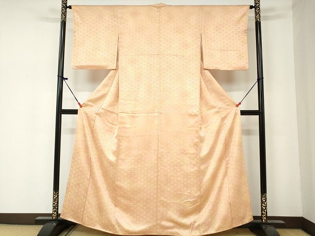 平和屋着物■付下げ　松葉地紋　暈し染め　逸品　DAAI3305ya
