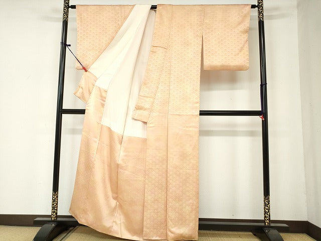 平和屋着物■付下げ　松葉地紋　暈し染め　逸品　DAAI3305ya