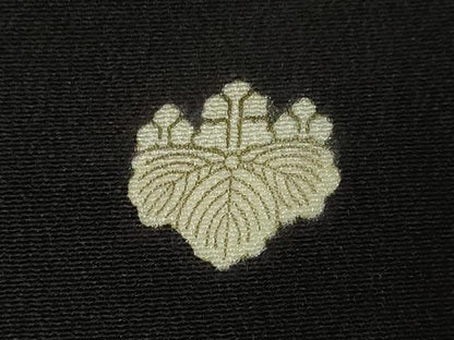 平和屋着物■豪華黒留袖　刺繍　飛鶴風景文　金銀糸　逸品　CAAI2201id