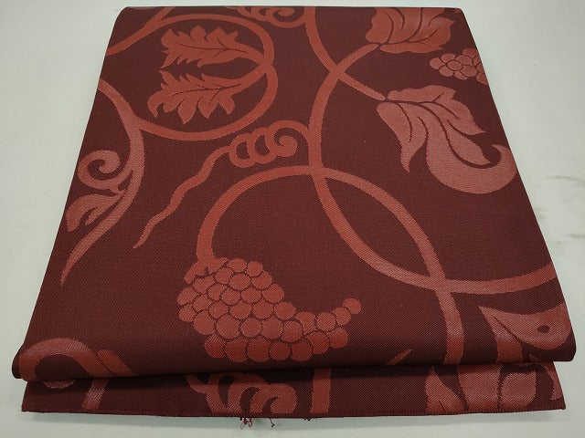平和屋着物◎六通柄　本袋帯　葡萄蔦の葉文　逸品　CAAI3793ku