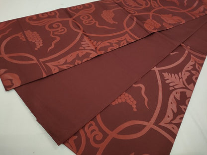 平和屋着物◎六通柄　本袋帯　葡萄蔦の葉文　逸品　CAAI3793ku