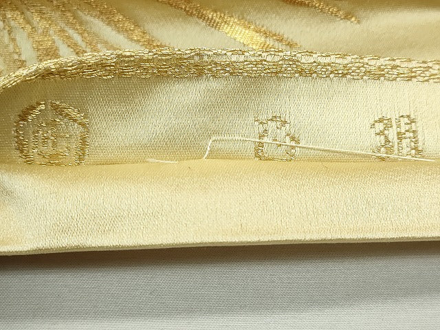 平和屋着物◎六通柄袋帯 枝松文 金糸 逸品 CAAI3781ku