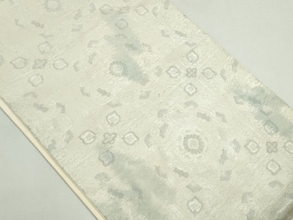 平和屋着物◎六通柄袋帯 正倉院花唐草文 銀糸 逸品 CAAI3810ku