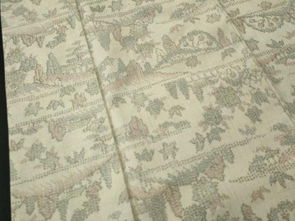 平和屋着物■上質な紬 霞遠山風景文 逸品 CAAI8535yc