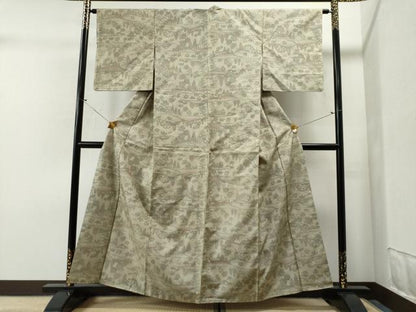 平和屋着物■上質な紬 霞遠山風景文 逸品 CAAI8535yc
