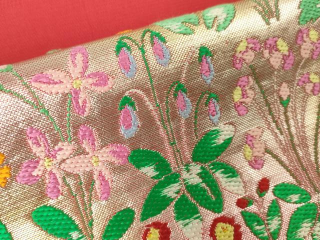 平和屋本店■極上　龍村美術織物　たつむら　本袋帯　楽苑遊兎文　金銀糸　逸品　DZAA2435kh4
