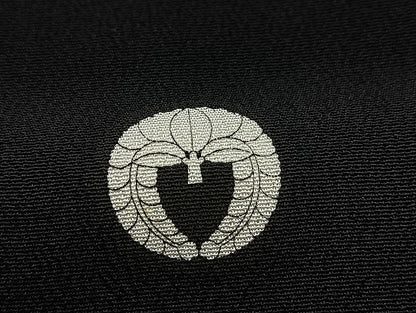 平和屋着物■豪華黒留袖　駒刺繍　道長花鳥文　金彩　逸品　BAAK9291yc