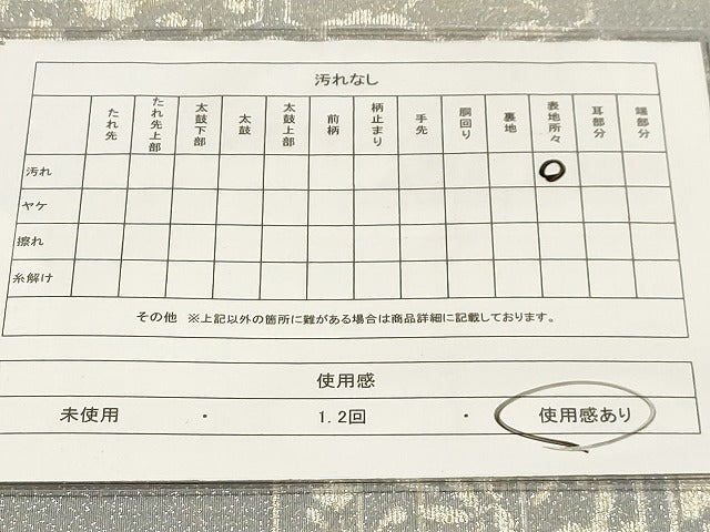 平和屋着物◎太鼓柄袋帯 亀甲花鳥文 正絹 逸品 AAAM3135sx