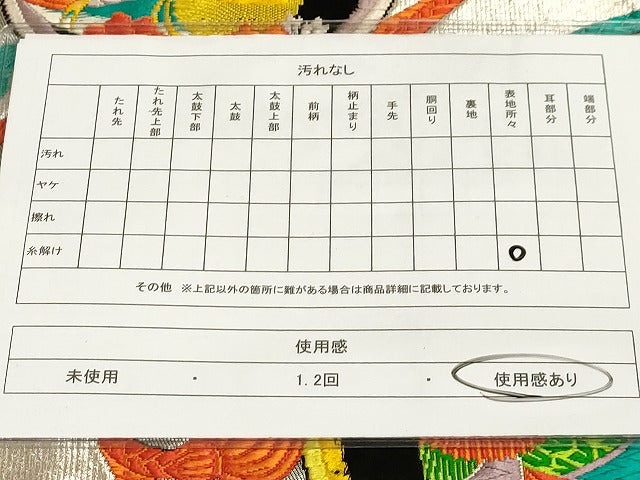 平和屋着物◎西陣 井上定機業店 六通柄袋帯 唐織 花鳥丸文 銀糸 正絹 逸品 AAAM3154sx
