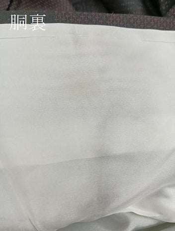 平和屋着物■上質なお召 流水文 正絹 逸品 BAAK9803xa