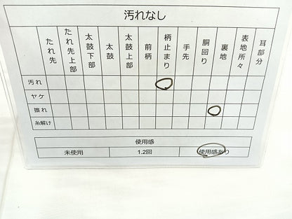 平和屋着物◎六通柄袋帯 唐織 織秀錦 金糸 正絹 逸品 BAAK6191cm