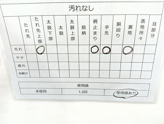 平和屋着物◎六通柄袋帯 唐織 孔雀羽 金銀糸 正絹 逸品 BAAK8601cm