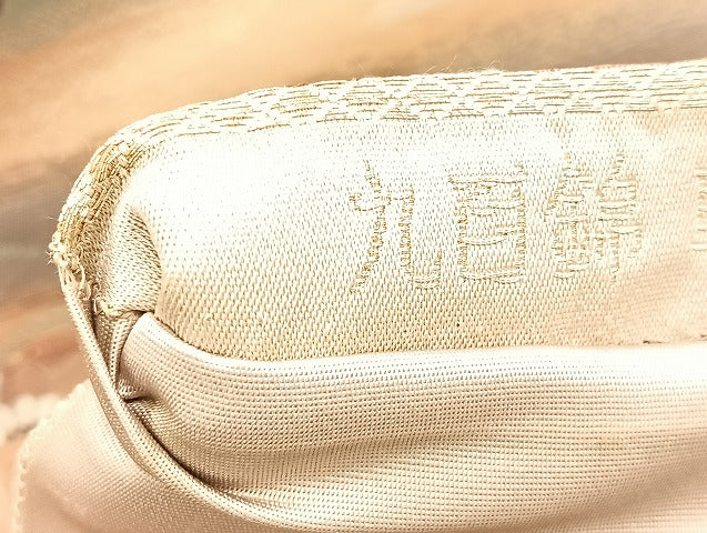 平和屋着物◎六通柄袋帯 乾山吉野山図 九百錦 金糸 正絹 逸品 BAAL0906if
