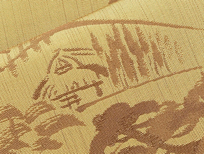 平和屋着物◎六通柄 本袋帯 御所解 正絹 逸品 BAAL4129if
