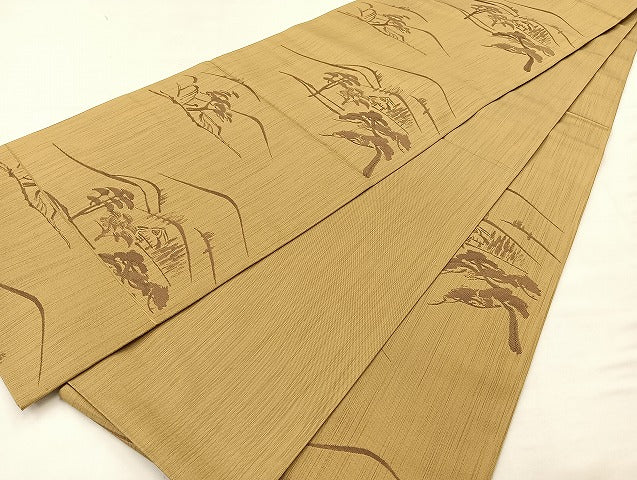 平和屋着物◎六通柄 本袋帯 御所解 正絹 逸品 BAAL4129if